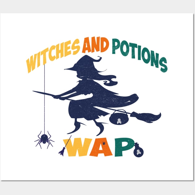 Witches and Potions Wall Art by MZeeDesigns